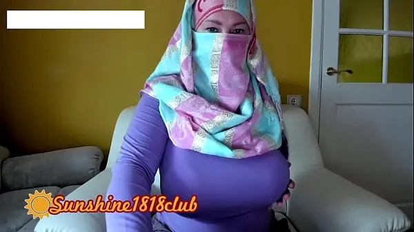 tetona árabe Sexo musulmán hijab gran culo peludo COÑO cam grabación 10.14