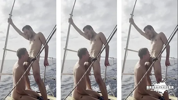 Watch twink gives jock a blowjob on a gay boat party power Movies