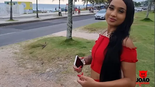 Watch The Young Michelly Beatriz On Rio de Janeiro Beach With Joao O Safado power Movies